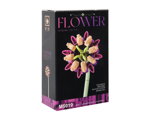 Конструктор дитячий Flower M5026-19 елементи для створення стебла та пелюсток