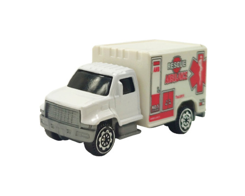 Машинка іграшкова Спецтехніка АвтоПром 7637 масштаб 1:64, металева  Ambluance 5