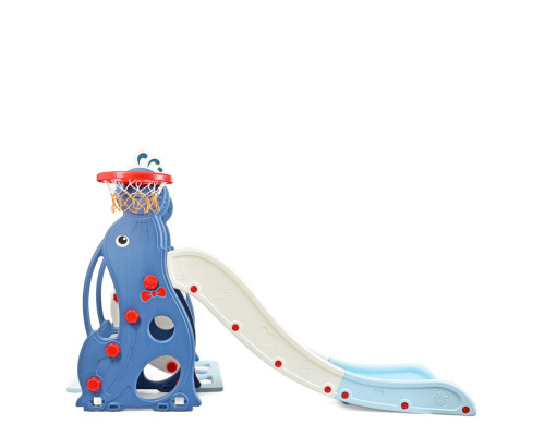 Дитяча гірка-гойдалка WM19020-4 кільце баскетбольне