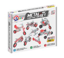 Дитячий Конструктор металевий "Мототранспорт"ТехноК 1394TXK, 198 деталей