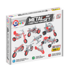Дитячий Конструктор металевий "Мототранспорт"ТехноК 1394TXK, 198 деталей