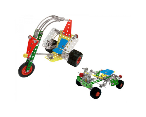 Дитячий Конструктор металевий "Мототранспорт"ТехноК 1394TXK, 198 деталей