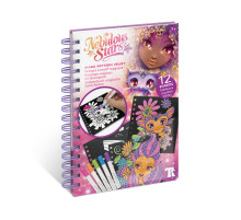 Набор для творчества Раскраска: Узоры на бархате Nebulous Stars 11026, 5 мини маркеров