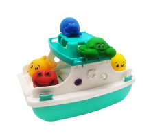 Набір для ванної "Паром" ТехноК 7938TXK, 6 тварин Бірюзовий