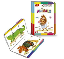 Дитяча розвиваюча книжечка "Переплутаниця Animals" 595012 серія Логіка малюкам