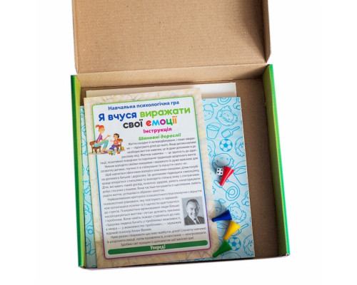 Психологическая игра для занятий с детьми "Я учусь выражать свои эмоции" 10109138 Укр