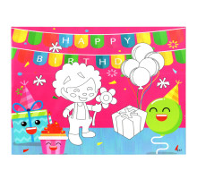 Дитячий набір для творчості "Happy Birthday" MK 5935-11 на клейовій основі