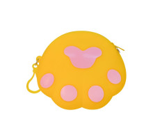 Детский кошелек-брелок «Лапка» C44413, 14 х 12 х 2 см Желтый