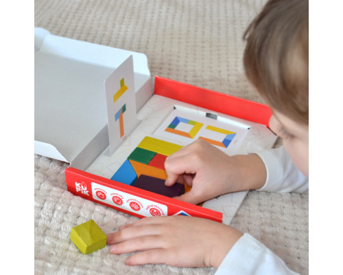 Деревянная головоломка "Танграм 8"  Igroteco 900446, 8 элементов