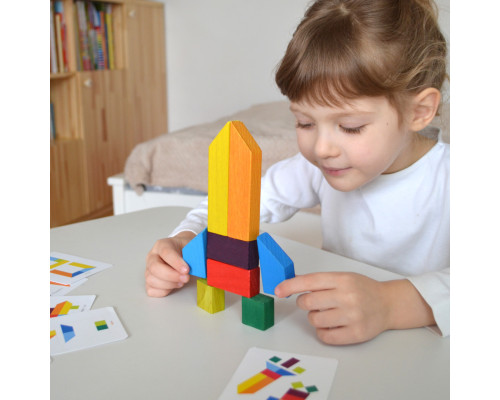 Деревянная головоломка "Танграм 8"  Igroteco 900446, 8 элементов