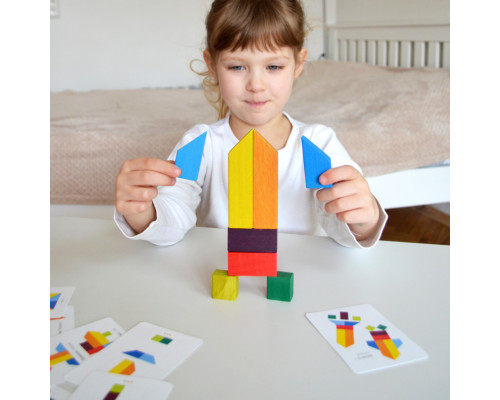 Деревянная головоломка "Танграм 8"  Igroteco 900446, 8 элементов