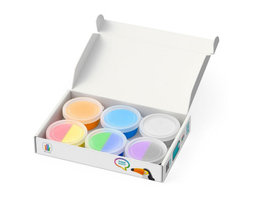 Набір пластиліну "Птахи: Пінгвін, Павлин, Тукан" ЛІПАКА 60026-UA01 самостійно твердіє