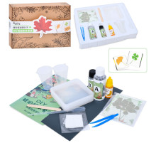 Дитячий набір для творчості "Сухоцвіт" FG231102005M, пінцет, фарба, застигаюча рідина