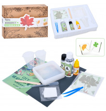 Дитячий набір для творчості "Сухоцвіт" FG231102005M, пінцет, фарба, застигаюча рідина