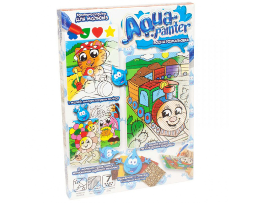 Набор креативного творчества AQP-01 "Aqua Painter" Паровоз