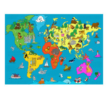 Огромная раскраска "Я познаю мир" 130003, 58х81 см