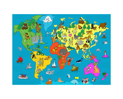 Величезна розмальовка "Я пізнаю світ" 130003, 58х81 см