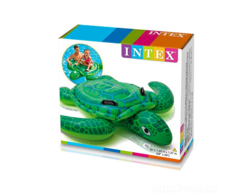Детский надувной плотик Черепаха Intex 57524, 150 x127