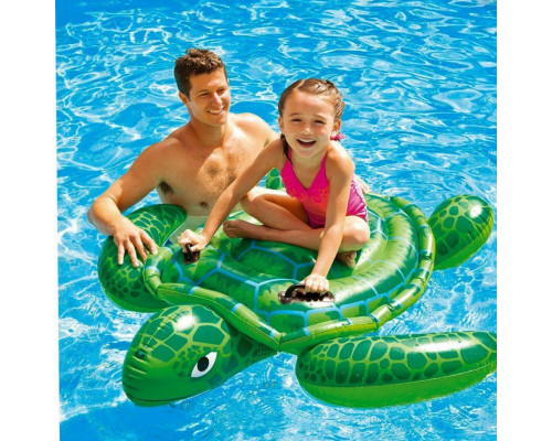 Детский надувной плотик Черепаха Intex 57524, 150 x127