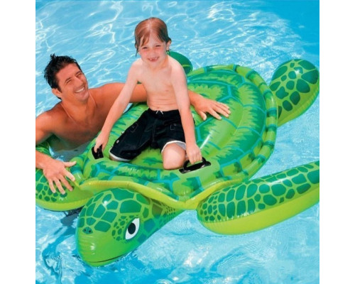 Детский надувной плотик Черепаха Intex 57524, 150 x127