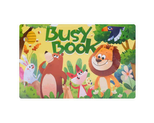 М'яка розвиваюча іграшка-книжечка "Busybook" 557-581-583-1