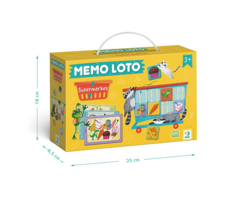 Настільна гра-лото "Супермаркет" 301228, 32 фішки