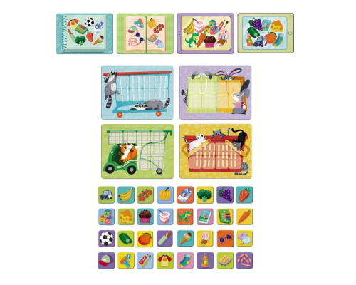 Настільна гра-лото "Супермаркет" 301228, 32 фішки