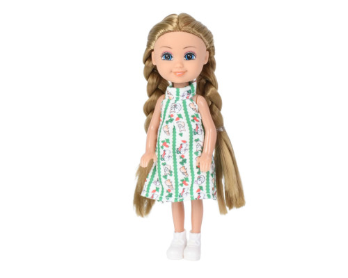 Дитячий ігровий набір з лялькою 618-18, 3 кролика, морква, аксесуари