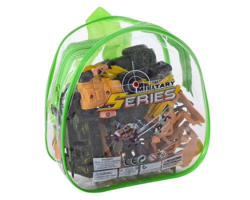 Дитячий набір солдатиків CY4149B-B, військова техніка, з транспортом