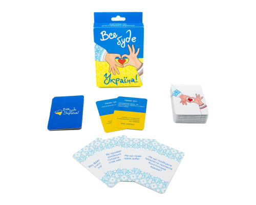 Карткова гра "Все буде Україна" Strateg 30370 рус