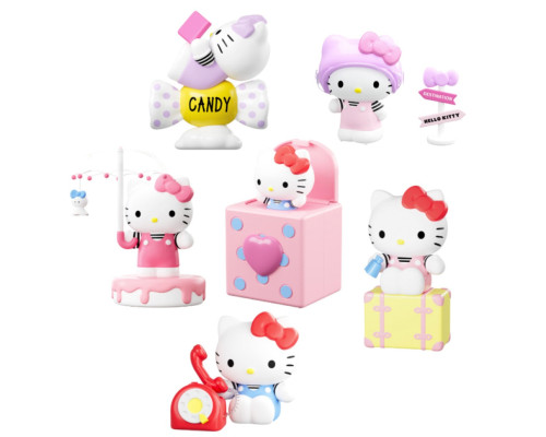 Механическая игрушка-сюрприз "Милый сигнал" Pop Top Hello Kitty 24MDL-002 в ассортименте