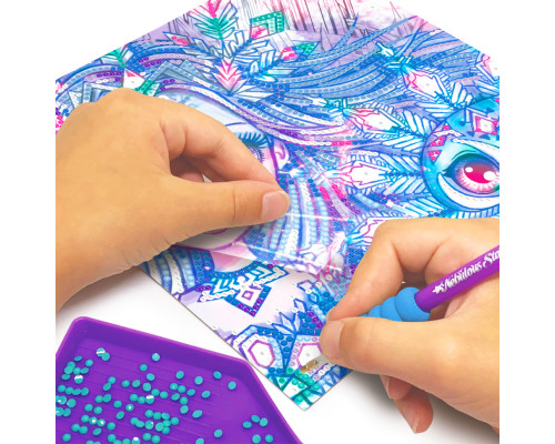 Набор для творчества с алмазной мозаикой Морозное сияние Nebulous Stars 11126 с аппликатором-ручкой