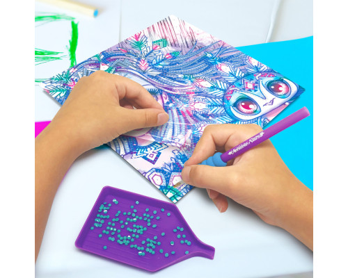 Набор для творчества с алмазной мозаикой Морозное сияние Nebulous Stars 11126 с аппликатором-ручкой