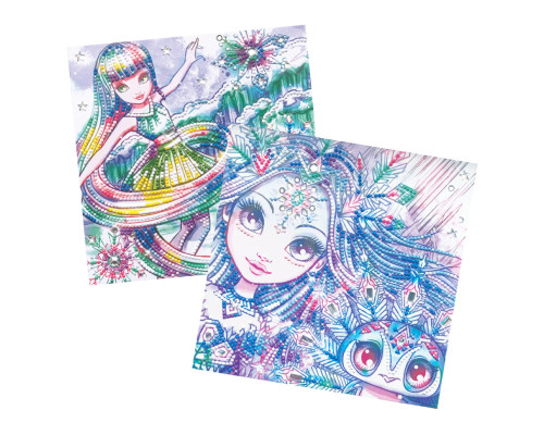 Набор для творчества с алмазной мозаикой Морозное сияние Nebulous Stars 11126 с аппликатором-ручкой