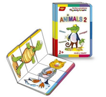 Дитяча розвиваюча книжечка "Переплутаниця Animals 2" 595029 серія Логіка малюкам