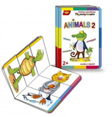 Дитяча розвиваюча книжечка "Переплутаниця Animals 2" 595029 серія Логіка малюкам