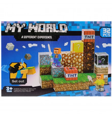 Детcкий магнитный конструктор "MINECRAFT" SX32, 32 детали