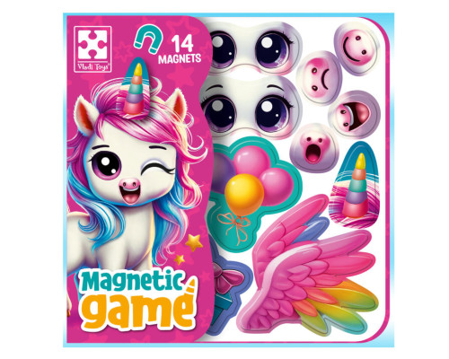 Гра розвиваюча "Емоції Єдиноріжки" VT3220-01, 14 магнітів