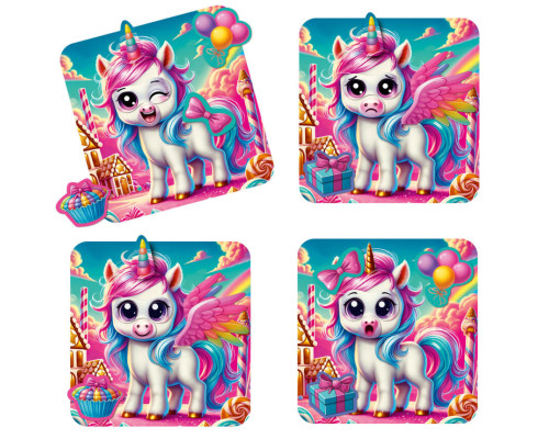 Гра розвиваюча "Емоції Єдиноріжки" VT3220-01, 14 магнітів