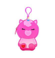 Дитячий гаманець-брелок "Єдиноріг" C44408, 8 х 11 х 3 см Рожевий