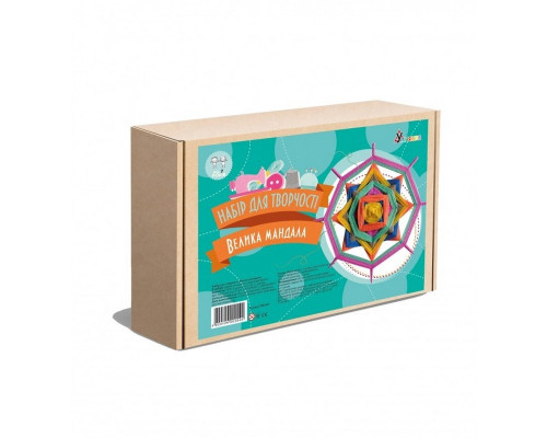 Набір дитячої творчості "Плетіння-Велика мандала" ПМ-001