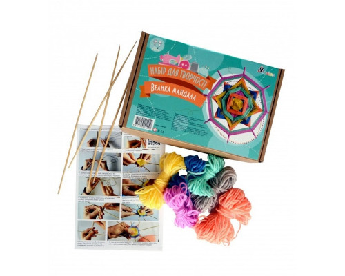 Набір дитячої творчості "Плетіння-Велика мандала" ПМ-001