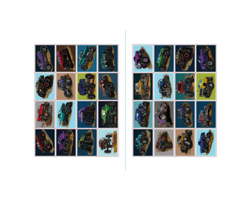 Дитяча розмальовка зі стікерами "Позашляховик" CB27, 16 сторінок