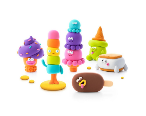 Меганабір пластиліну "Файні морозивка" ЛІПАКА 15029-UA01 самостійно твердіє