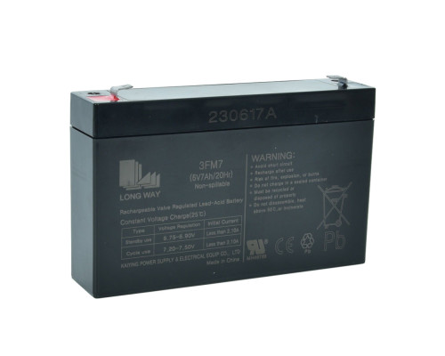 Аккумуляторная батарея универсальная LONG WAY 6V7Ah-BATTERY