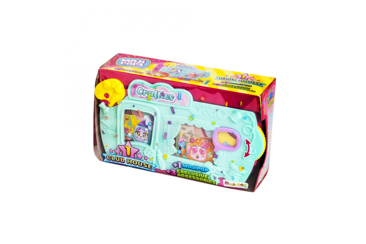 Игровой набор Клубный домик Moji Pops PMPPD660IN00 серии "Party" домик, фигурка Игровой набор Клубный домик Moji Pops PMPPD660IN00 серии "Party" домик, фигурка