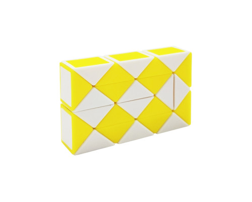 Игра-головоломка "Змейка Рубика" 192(Yellow), желтый