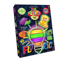 Тісто для ліплення "FLUORIC" TMD-FL10-01U-04U 10 кольорів Вид 1