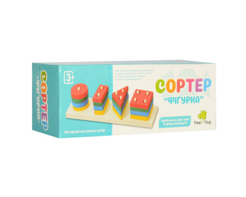 Развивающая игрушка Геометрика MD 0715 деревянная