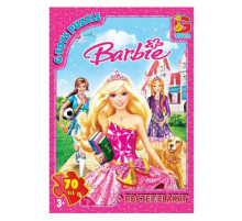 Дитячий пазл "Barbie" BA013 плакат 70 елементів